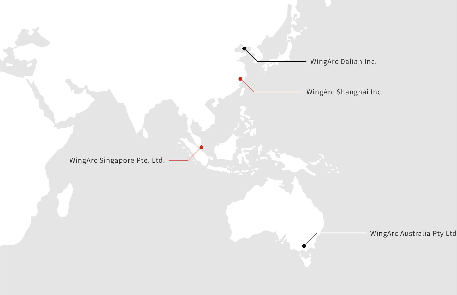 Group companies (Overseas) Map